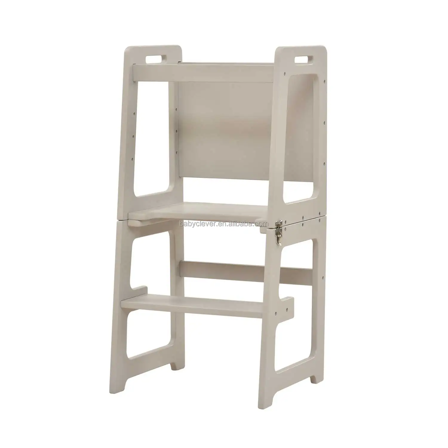 Children Foldable Kitchen Helper Step Stool Kids Wooden Montessori