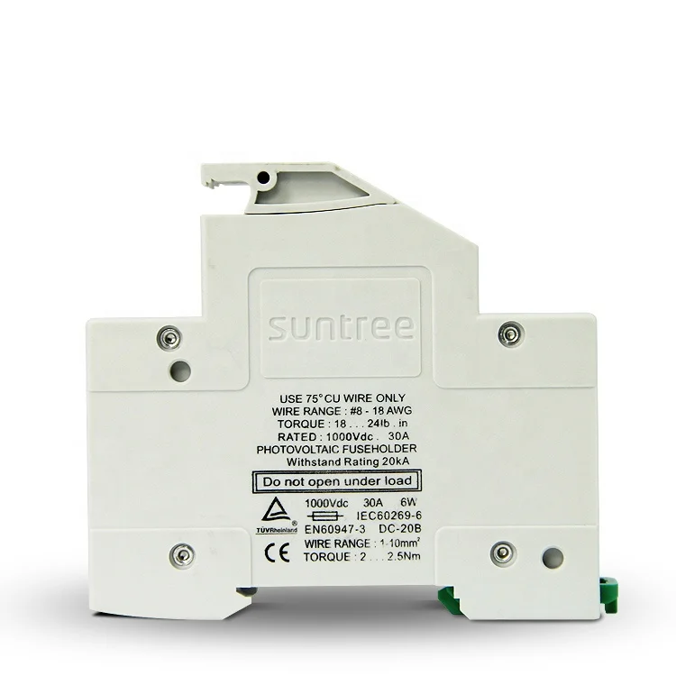 Солнечный инвертор Suntree SRD-30 тепловой 10x38 предохранитель 15A 250V солнечный PV керамический высоковольтный предохранитель TUV CE
