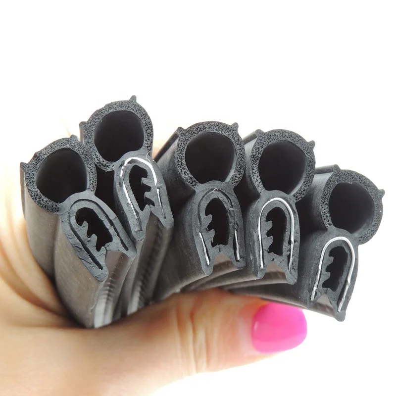 Customized  Rubber Edging for Sheet Metal Seal Strip/car Roof Rubber Strips