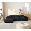 Black + Chenille + 3 seat