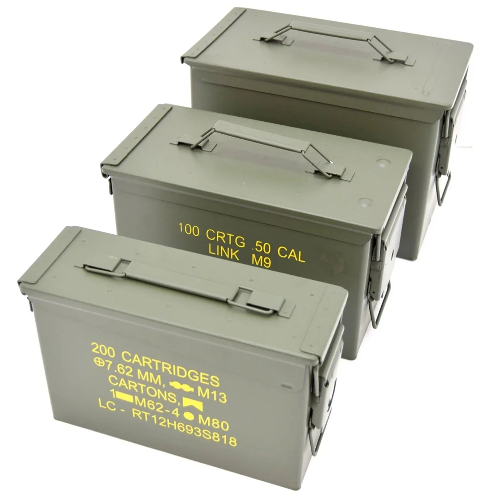 Ammo Box Mil-Spec Steel - Durable & Waterproof Storage