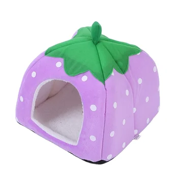 Strawberry Kennel Four Seasons General Pet Kennel Foldable Yurt Cat Kennel