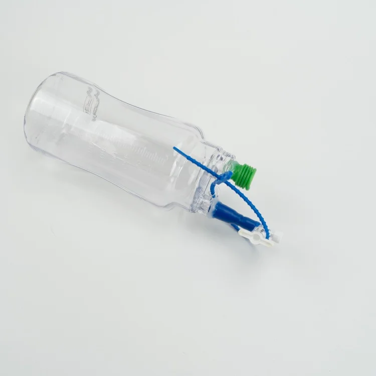 Wholesale 200ml 400ml 600ml Negative Pressure Drainage Bottle Medical Grade Silicone Closed Wound Drainage System