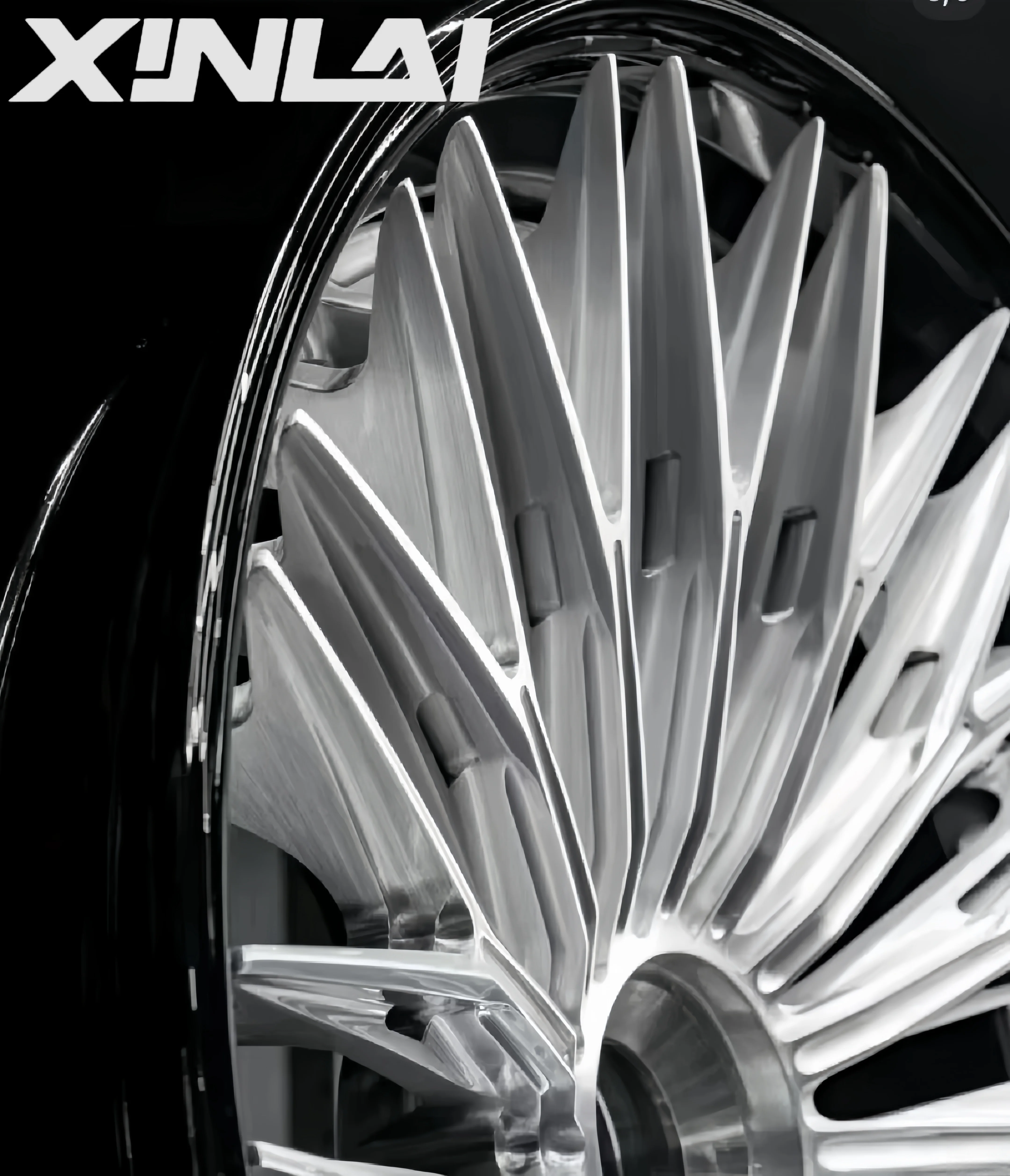 XINLAI Hot Sale 2 Piece Forged Brushed Polished 5x120 5x112 5x114.3 18 19 20 21 22 Inch Wheel for Racing Car Wheel - Image 3