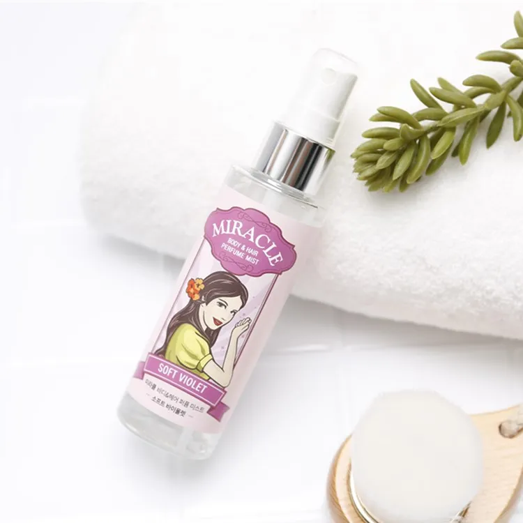 female perfumes fragrance miracle body & hair perfume mist (soft