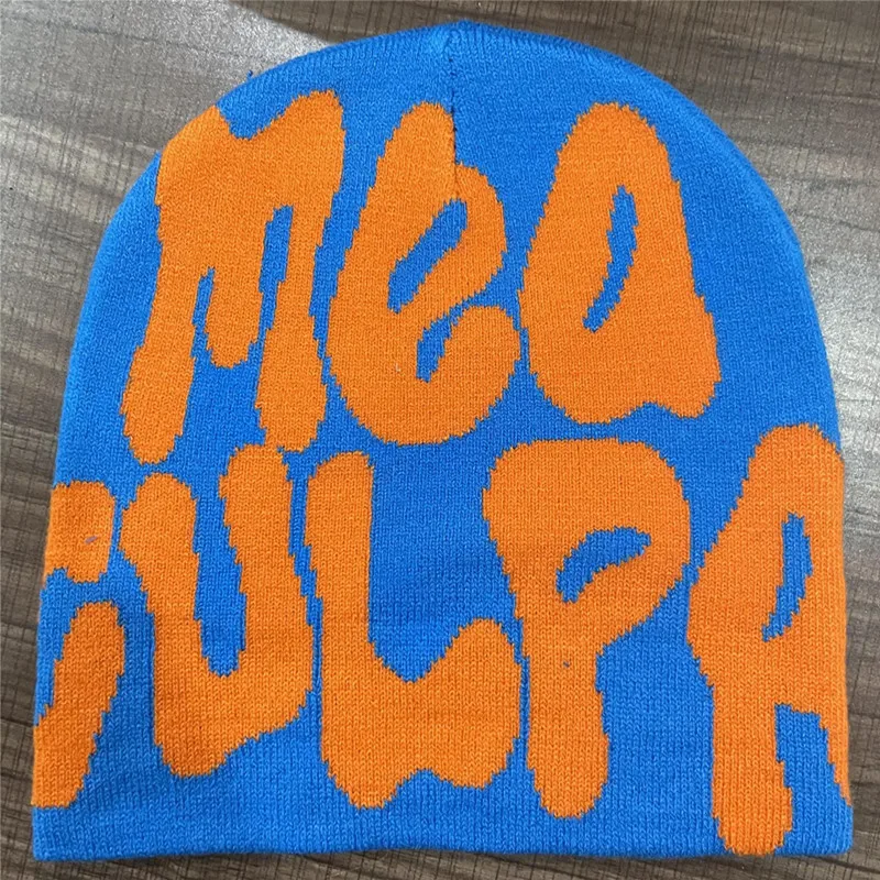 Mea Culpas Beanie Bonnet Y2K Beanies Mea Culpa Women'S Cap Winter for Women  Hats