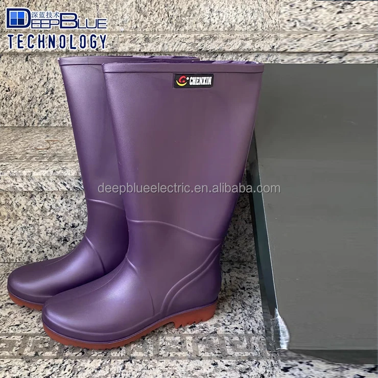 Three Color PVC Rubber Waterproof PVC Rain Boots Safety Gumboots 16 Stations Rain Boots Injection Molding Machine