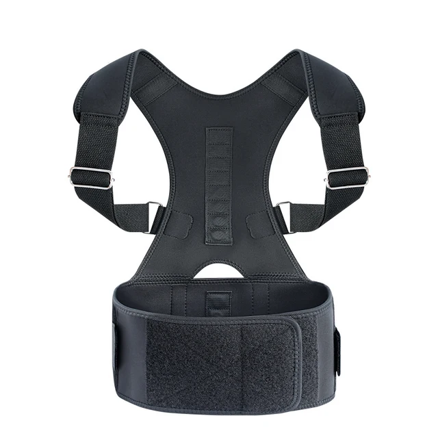 OEM elastic fabric adult waist support belt upper posture correction vest Sitting posture corrector