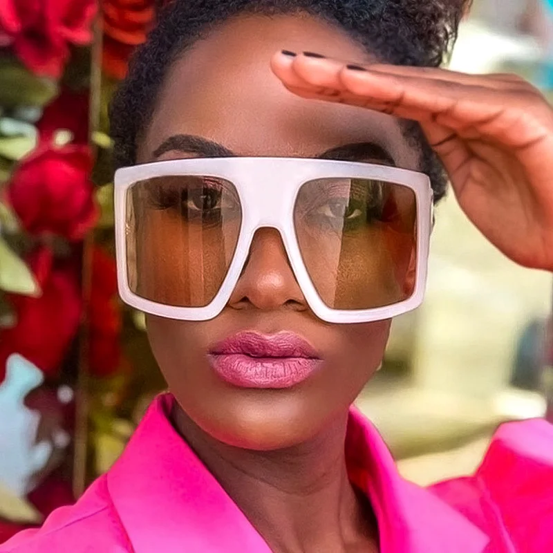 Gafas de sol de moda para mujer, anteojos de sol femeninos, de