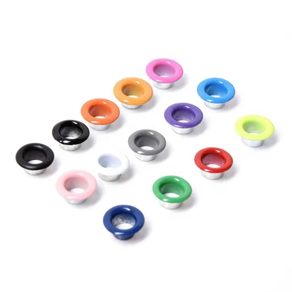 Вокруг занавески верхние кольца из нержавеющей стали металлические люверсы для одежды и обуви