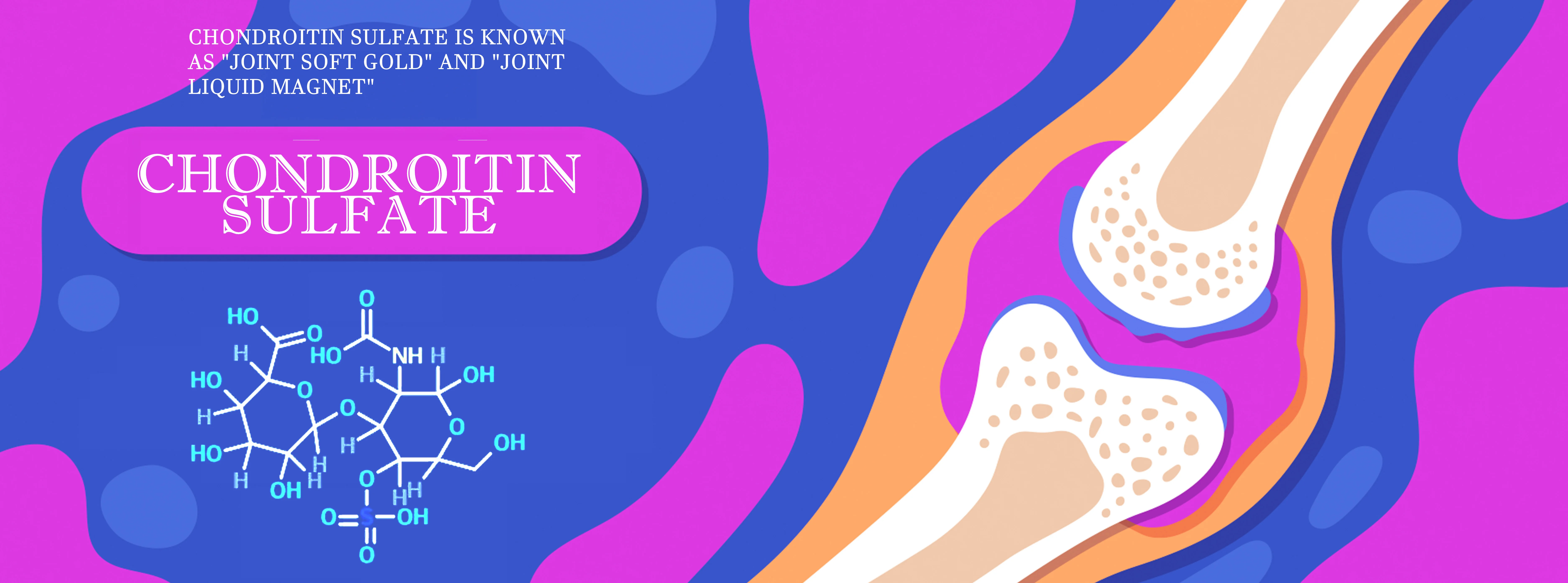 Bovin Marine Fish Collagen Chondroitin Sulfate Glucosamine Powder