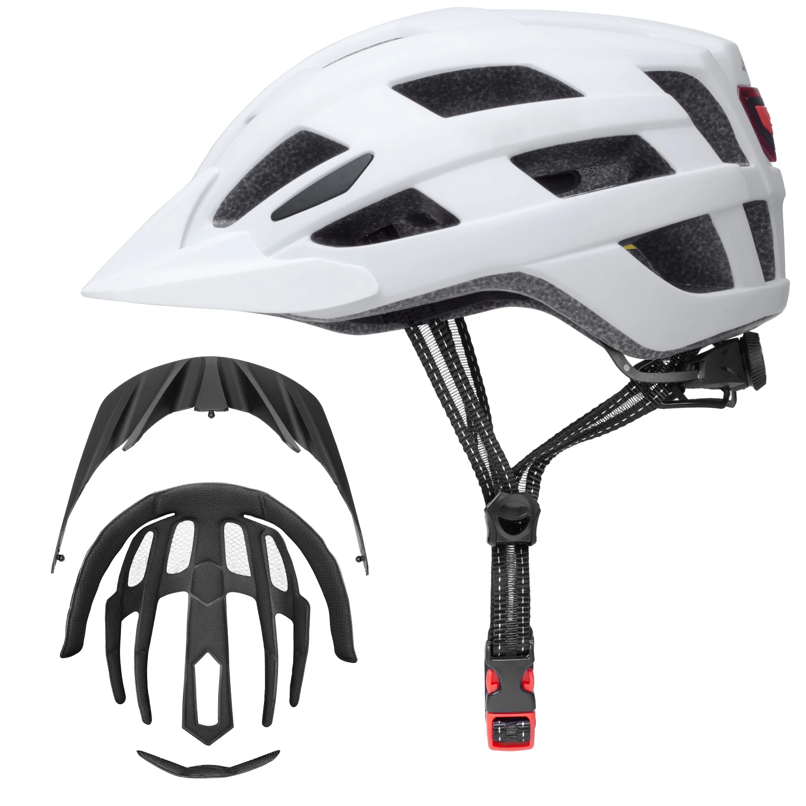 Mountain Bicycle Helmet MTB Road Cycling Bike Sports Safety Adjustable E Bike 