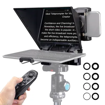 FEELWORLD TP2A Glass Teleprompter up to 8"  Smartphone DSLR Shooting with APP Remote Control Tautocue Teleprompter detail image