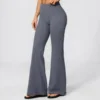 pantaloni svasati grigi