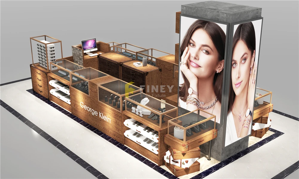 Shop Our Kiosk Mall Display for Retail Watch Store Design