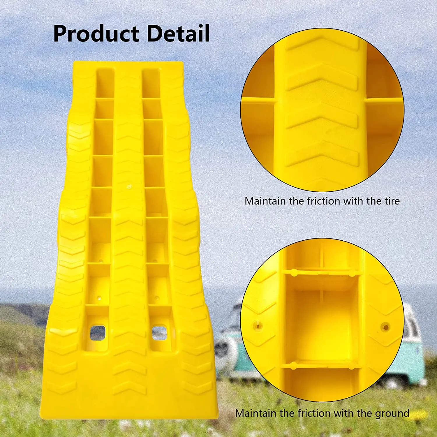 Rv Caravan Plastic Leveling Ramp Blocks For Motorhome,Van,Caravan