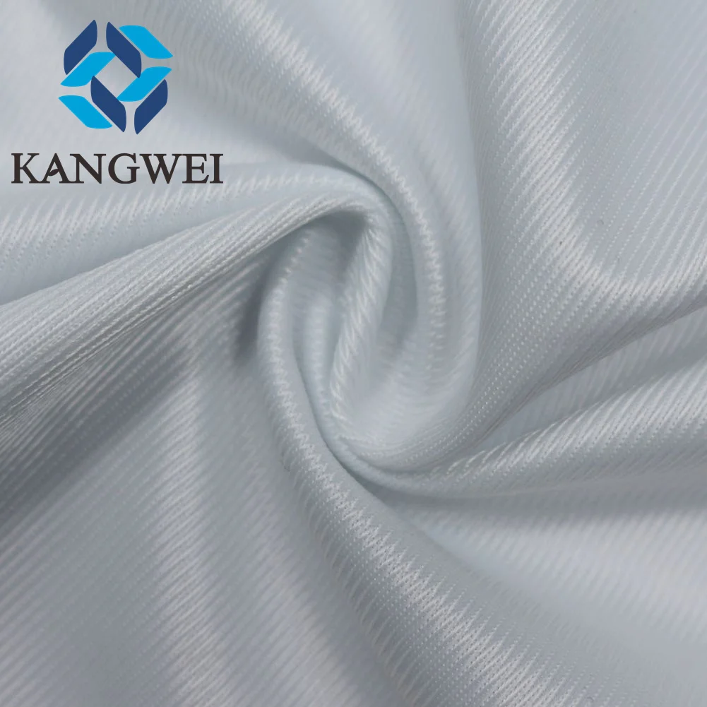 100% Poliester Tricot Merajut Kain Polos Mengkilap Pabrik Tekstil Grosir,  Flocking, Ikatan Tanah Kain Triko