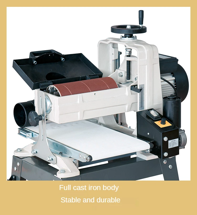 Wide Belt Planer Sander For Curved Wood Polishing Shaped Sanding