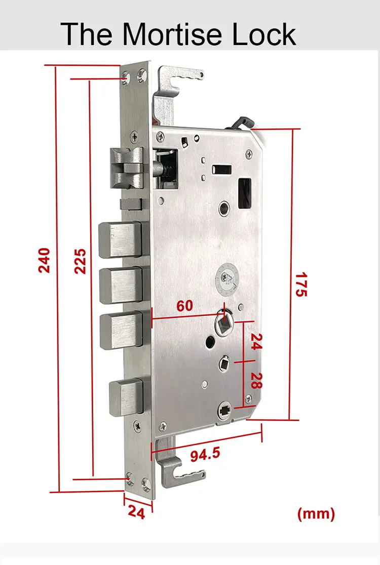 S2 Digital Door Lock With Keypad And Fingerprint European Standard Top