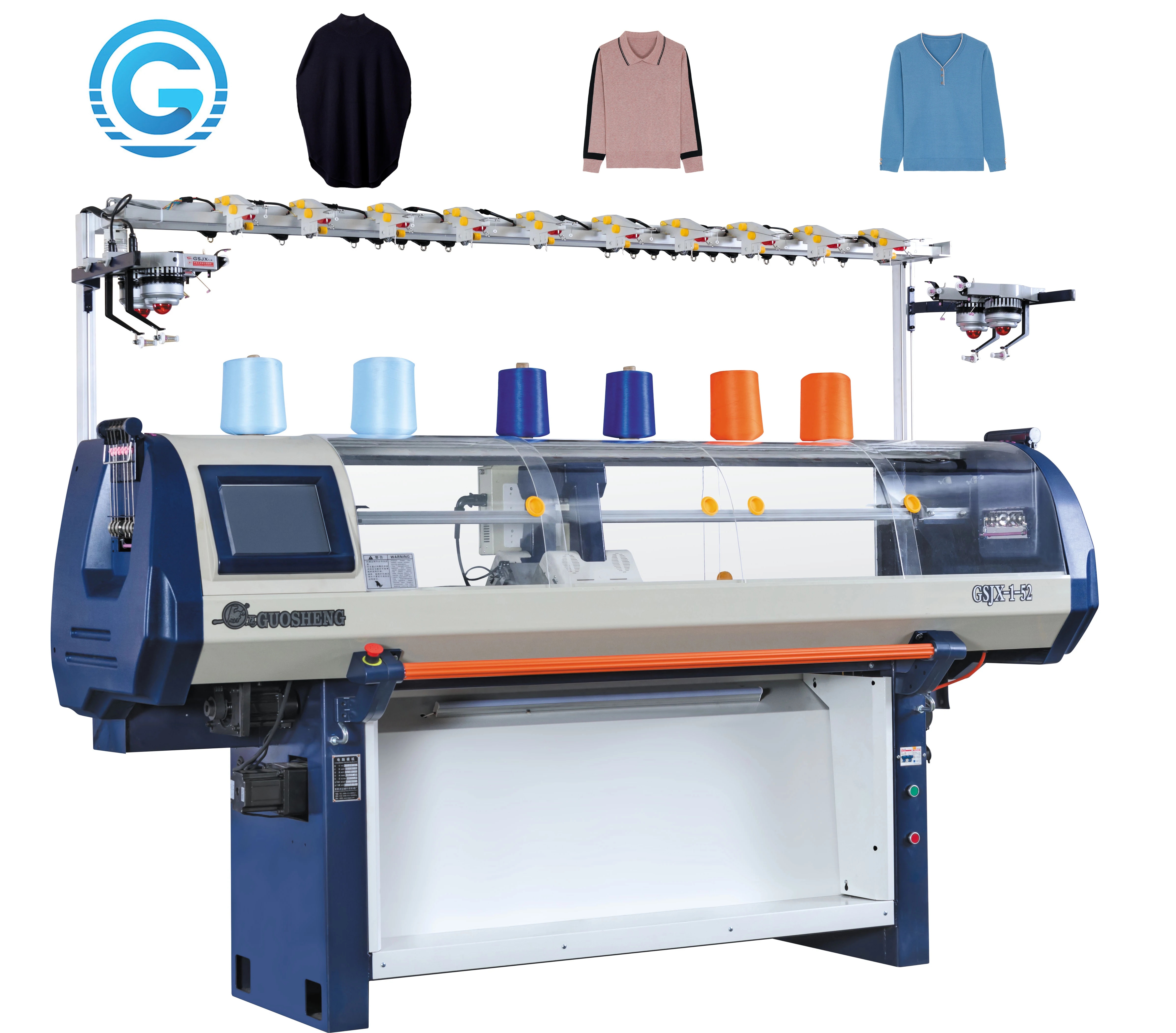 Hengqiang or Ruineng Software Automatic Flat Fly Knitting Fabric for Sweater