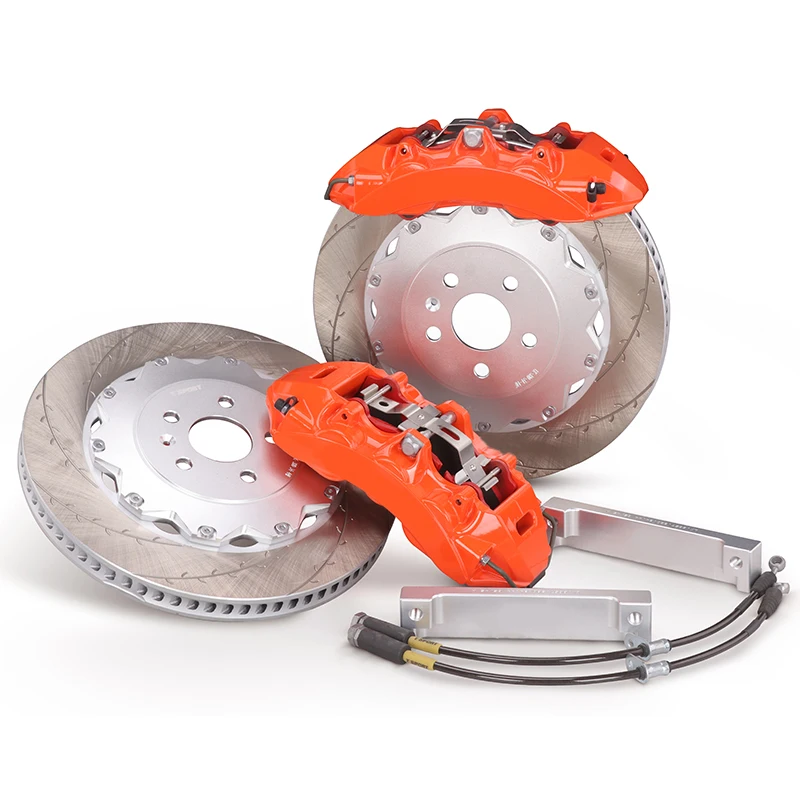 Big Racing Caliper Brake 8657 GT6 6 Pot 355mm 380mm 405mm Disc Rotors for VW Tiguan PASSAT TERAMONT Polo TOURAN L JETTA SAGITAR