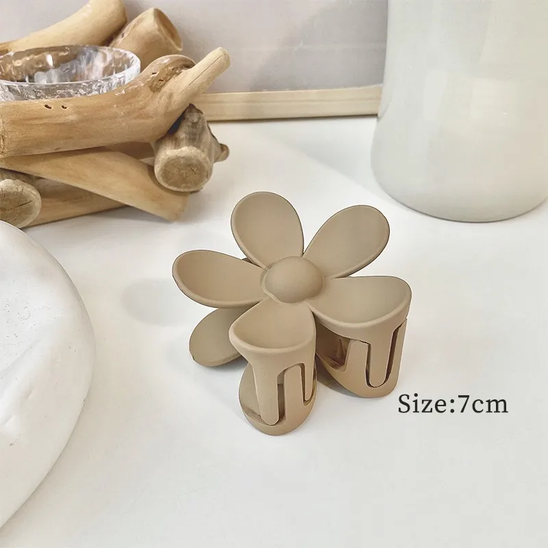 2023 бежевый цвет мокко геометрический Лидер продаж заколки для волос дешевые