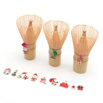 Wholesale Lowest Price Matcha Eco Chasen Long Bamboo Matcha Whisk Set with Custom Logo Travel Bamboo Packaging Engrave