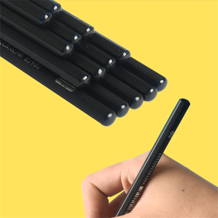 Карандаш Maries профессиональный, древесный карандаш для рисования, 2H HB B 2B 3B 4B 5B 6B 8B 10B 12B C7401