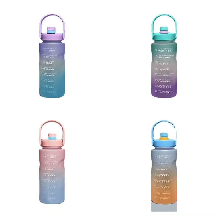 Customize Motivational Water Bottle Aquaflask Bottle With Time Marker ...