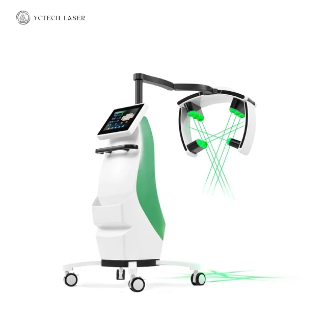 Lipo Laser Machine 532nm 360° Rotation Green Laser Light 10D Body Slimming Fat Burning Pain Relief Weight Loss Machine CE OEM