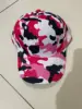 Camouflage cap--digital pink