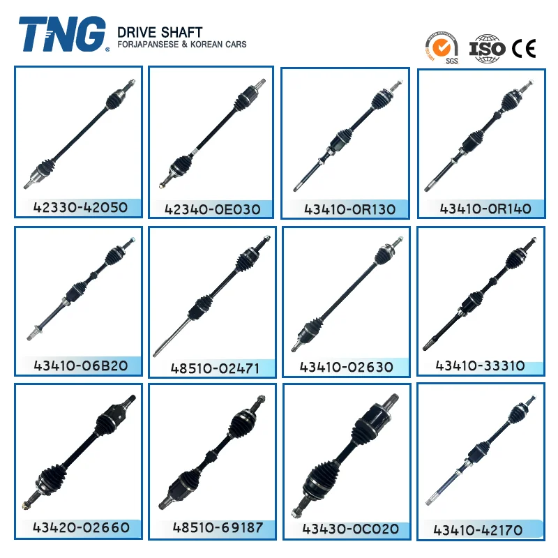 8-98147-245-2 / 8-98147-245-0 Front Drive Shafts for ISUZU D-MAX