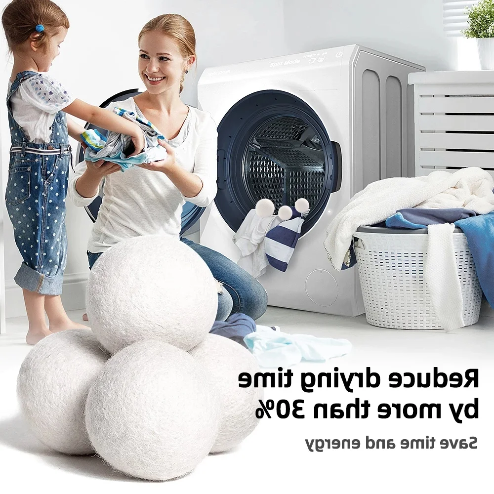 Многоразовая сушилка для шерсти шарики умягчитель Домашняя Стирка 4/5/6