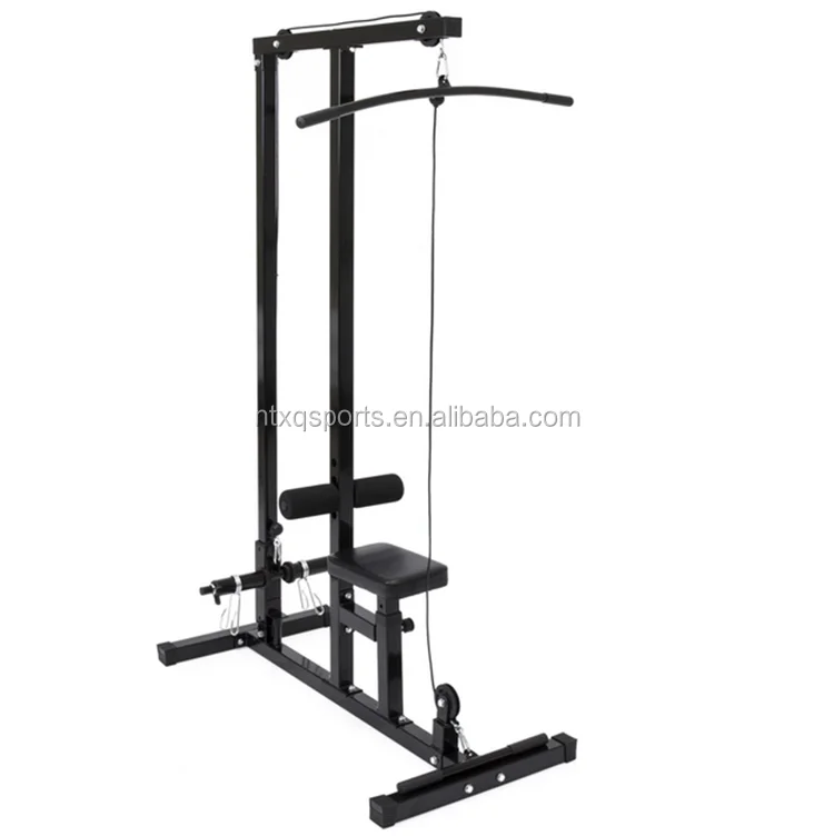 cable machine with lat pulldown and row
