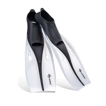 Junhaiins High Quality Adjustable Silicone Swimming Fins and Freediving Snorkeling Gear Training Dive Scuba Short Size
