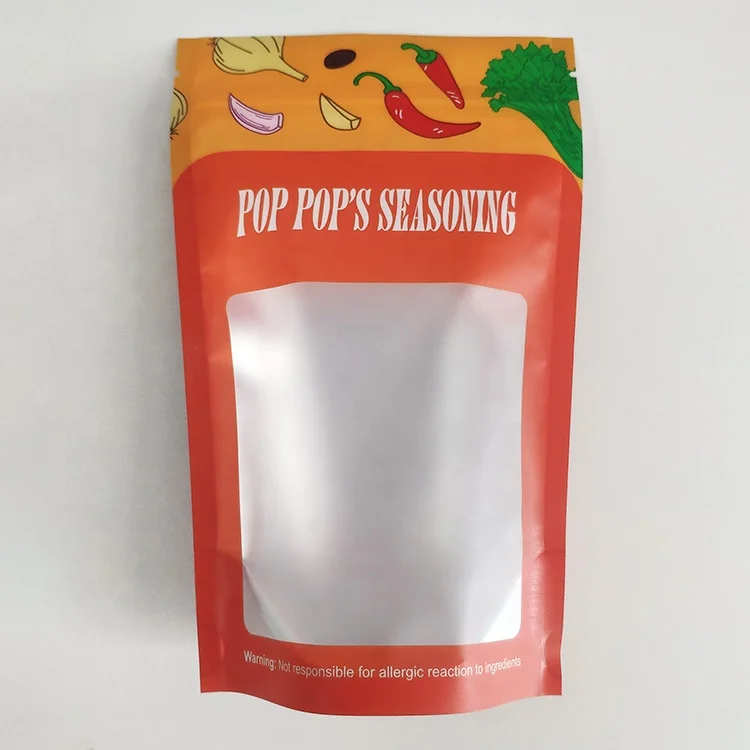 Custom Laminate Plastic Pouch Spicy Spices Packing Material Condiments