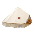 Tent Tent 4m 3m 4m 5m 6m 7m Camping Tent Waterproof Canvas Bell Tent With Stove Hole