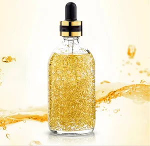 24K Gold Organic Serum Luxury Anti-Aging Whitening Facial Moisturizer with Firming & Anti-Wrinkle Herbal Ingredients OEM Product