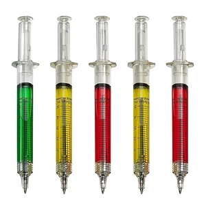 Promotional Novelty Syringe Pen Customized Logo Wholesale Insurance Agriculture Education Students Hospital Ballpoint Pen