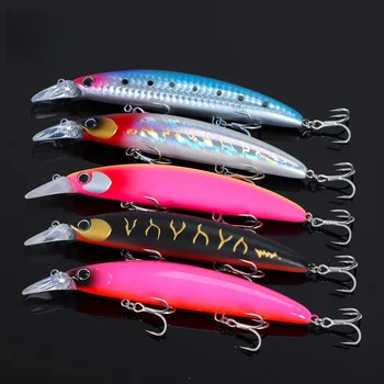 Hot Sale 110mm Floating Minnow Lure 20g Artificial Hard Bass Shadow Jerkbait for Bass Fishing – Soft Lure – view 2