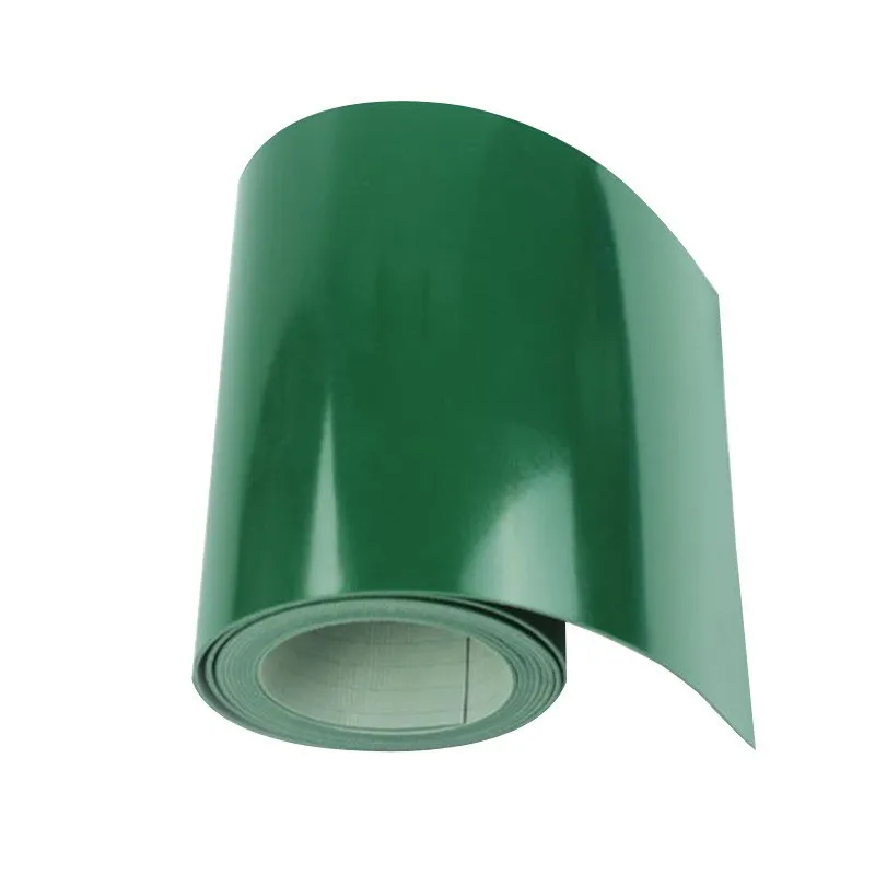 Manufacturer Outdoor Rubber Solid Belt Impact Woven Pvc Flat Sidewall Low Noise Pvc Treadmill Conveyor Felt Belt With Cleats