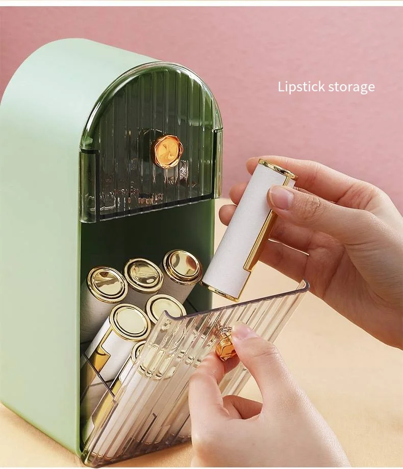 Dustproof makeup brush Eyebrow pencil storage box ins beauty brush tube desktop lipstick organizer box supplier