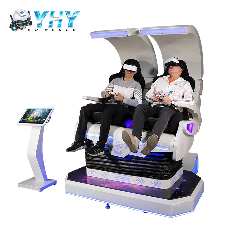 Shopping Mall Immersive Experience 360 Rotation Godzilla 9D12D Cinema Simulator 2 Seats 9D Vr