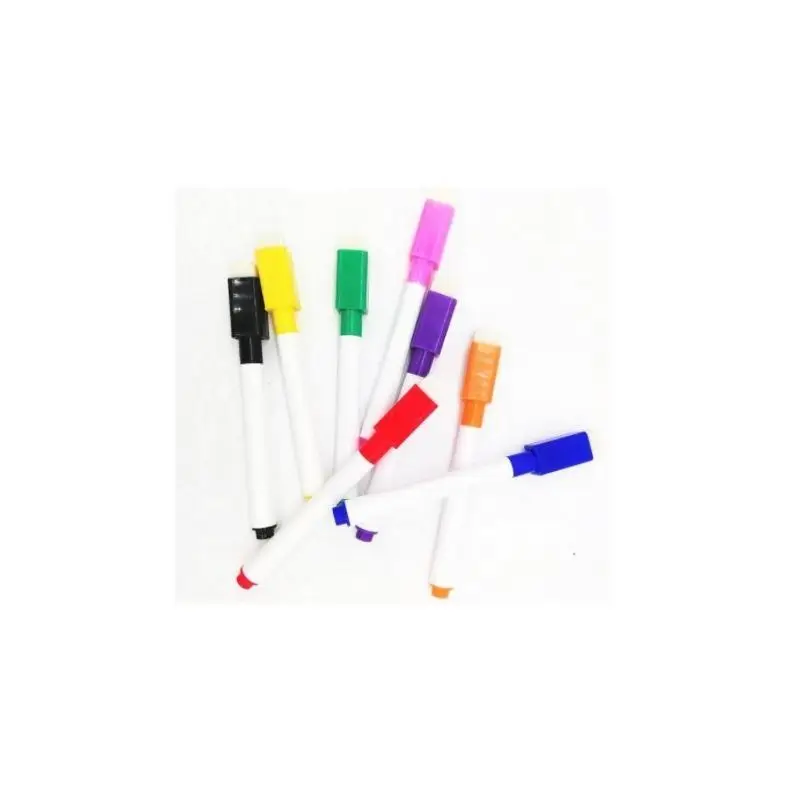 Wholesaler 4 colors odorless dry erase bullet tip whiteboard marker pen with custom logo for school and office stationery