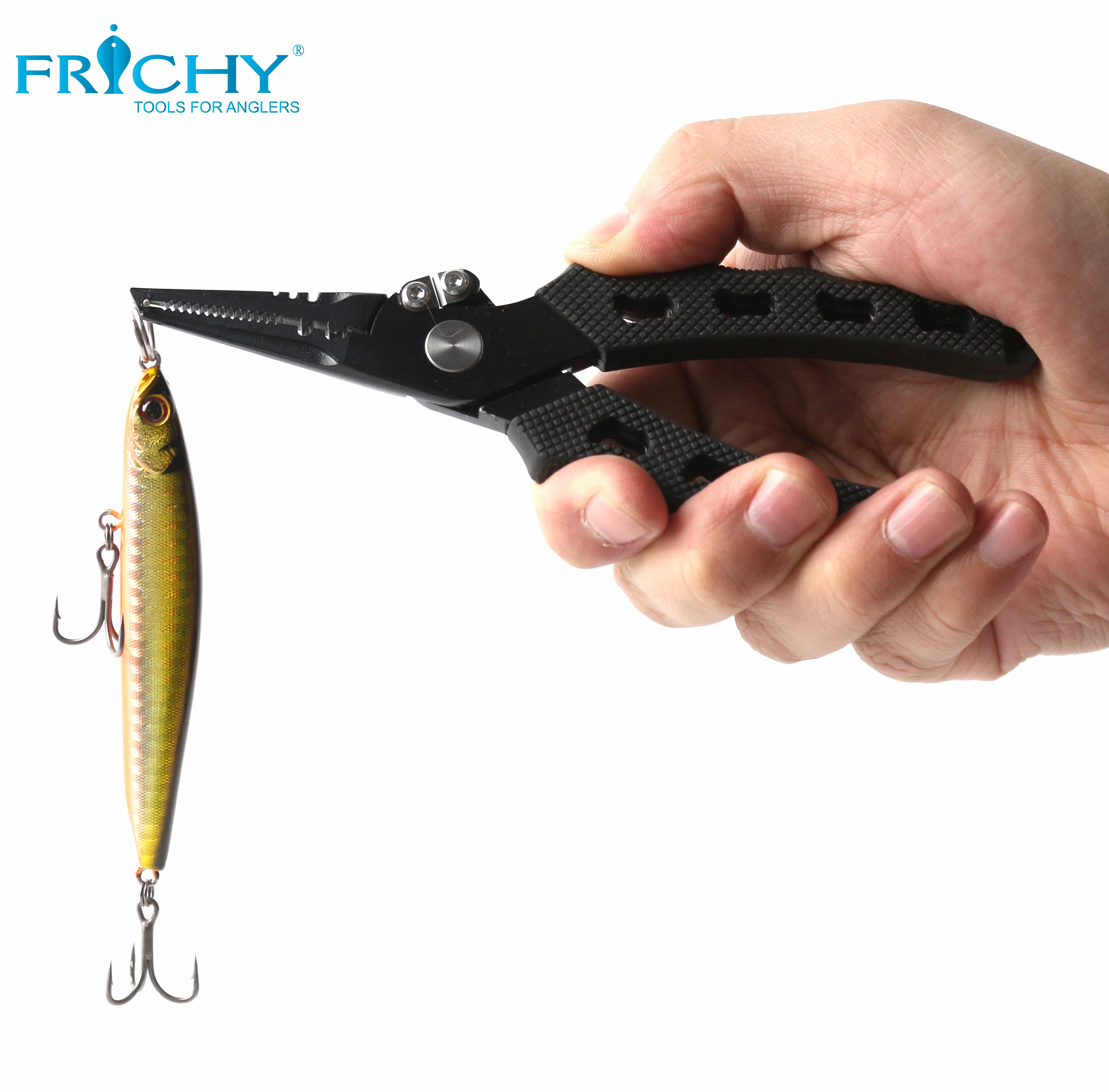 Индивидуальный логотип многофункциональные рыболовные аксессуары из нержавеющей стали для морской рыбалки плоскогубцы