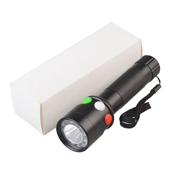 Tricolour Torch for Train White\green\Red signal Light Aluminum Alloy Flash Flashlight