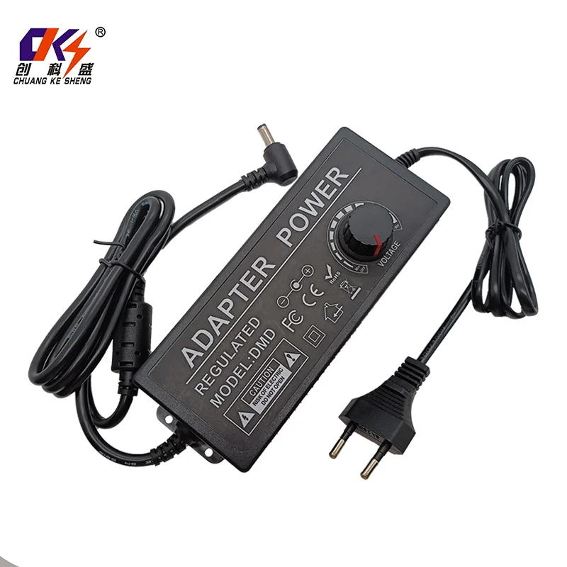 CKS 3-24v 5a Adjustable Switching Power Adapter AC to DC Adjustable Voltage Power Adapter for Router Cctv Laptop