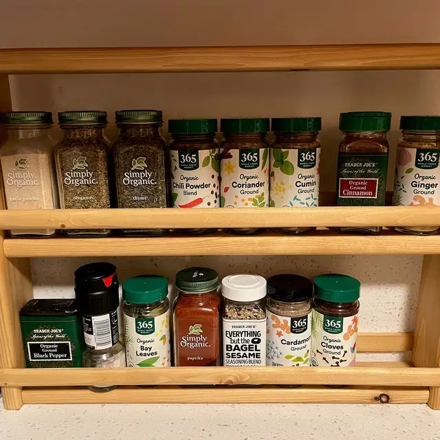 Customized Essential Oil Rack Wall Spice Rack Wooden Shelf for Kitchen  Shelves Organization
