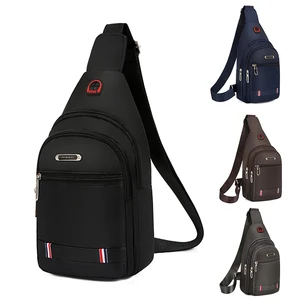 2026 Men's Dazzling Polyester Chest Bags Collection Fashion-forward Styles Vintage Lady Dress Portable Water-proof Nylon