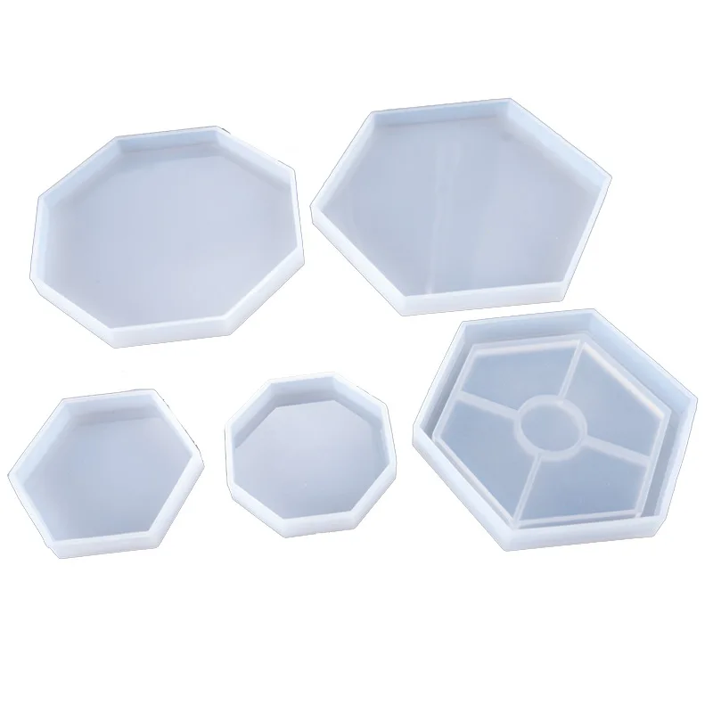 Hexagon Silicone Coaster Mold-silicone Mold for Resin Coaster